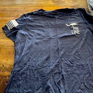 Support the blue ladies T-shirt